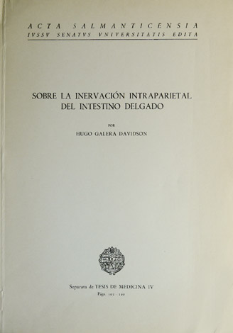 Sobre la inervación intraparietal del intestino delgado.