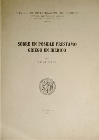 Sobre un posible préstamo griego en ibérico.