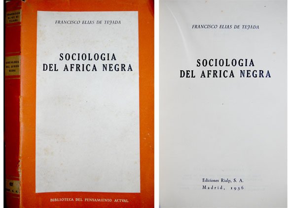 Sociología del Africa Negra.
