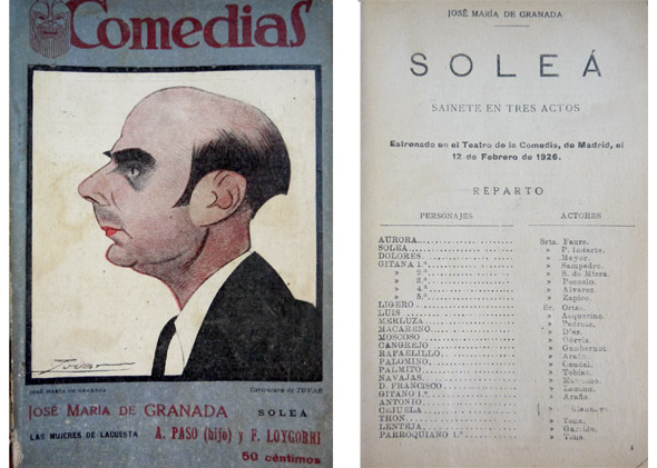 Soleá. Sainete en tres actos. (Junto con:) Las mujeres de …