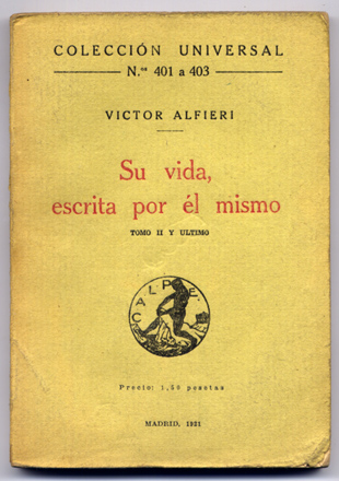 Su vida, escrita por él mismo. Tomo Segundo, y último.