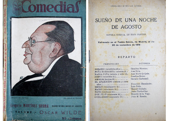 Sueño de una noche de agosto. Novela cómica en tres …