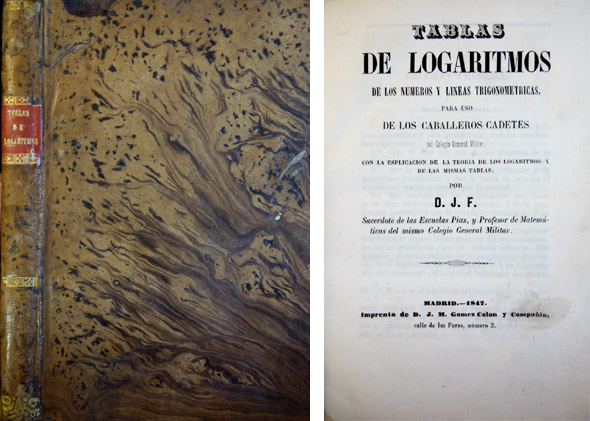 Tablas de los Logaritmos de los números y lineas trigonométricas …