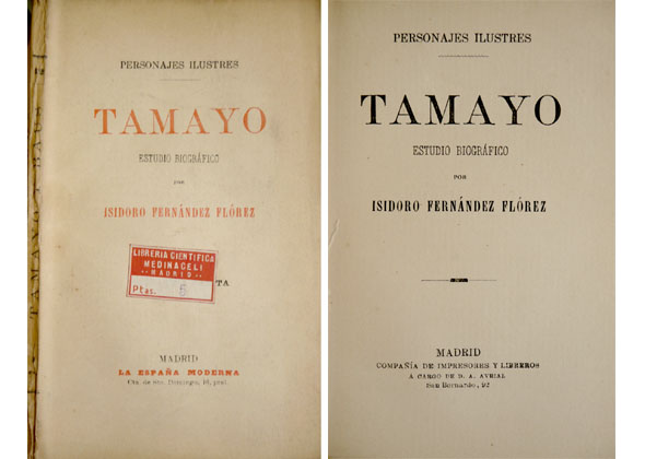 Tamayo (y Baus). Estudio biográfico.