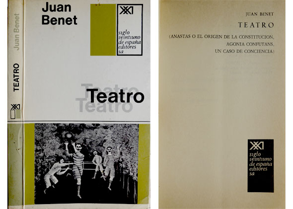 Teatro. [Anastas o el Orígen de la Constitución. Agonia confutans. …