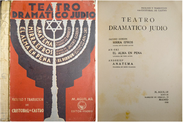 Teatro Dramático Judío. [Jacobo Gordin: Mirra efros. Drama en cuatro …