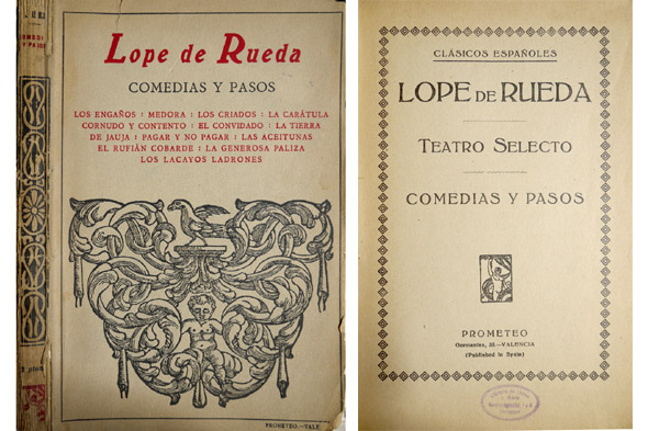 Teatro Selecto. Comedias y Pasos. [Los engaños. Medora. Los criados. …