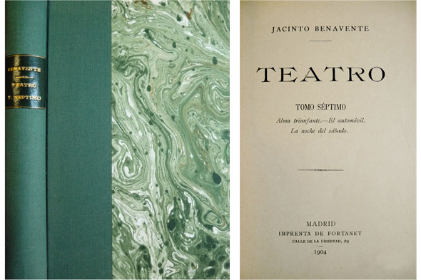 Teatro. Tomo VII: Alma triunfante. El automóvil. La noche del …