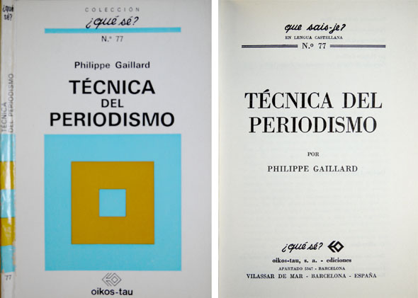 Técnica del Periodismo.