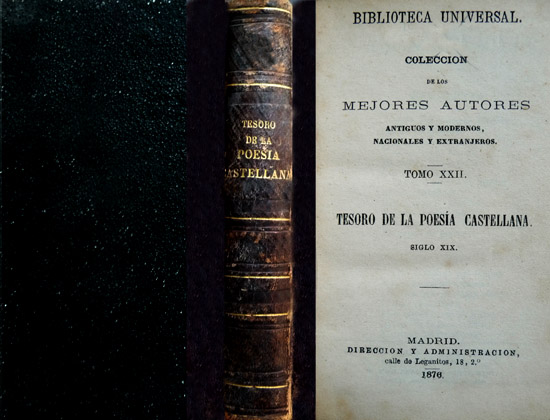Tesoro de la Poesía Castellana. Siglo XVIII (y) Siglo XIX.