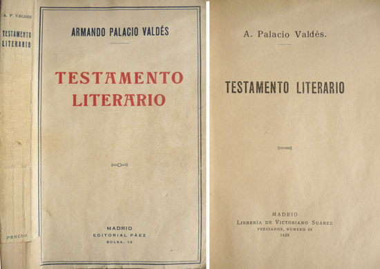 Testamento literario.