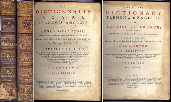 The Royal Dictionary. French and English & English and French. …