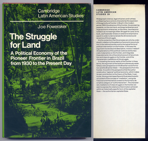 The Struggle for Land. A Political Economy of the Pioneer …