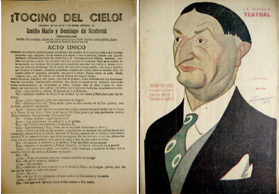 Tocino de cielo. Comedia en un acto.