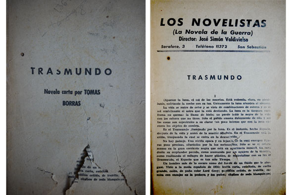 Trasmundo. Novela corta.