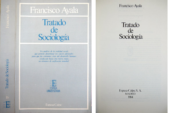 Tratado de Sociología.