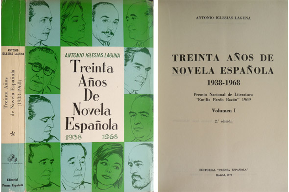 Treinta años de Novela española (1938-1968). Volúmen I (único publicado).