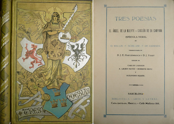 Tres Poesías: El ángel de la muerte. Canción de la …