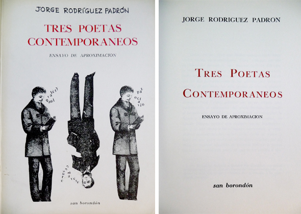 Tres poetas contemporáneos. [Paul Valery, Cesare Pavese, Octavio Paz]. Ensayo …