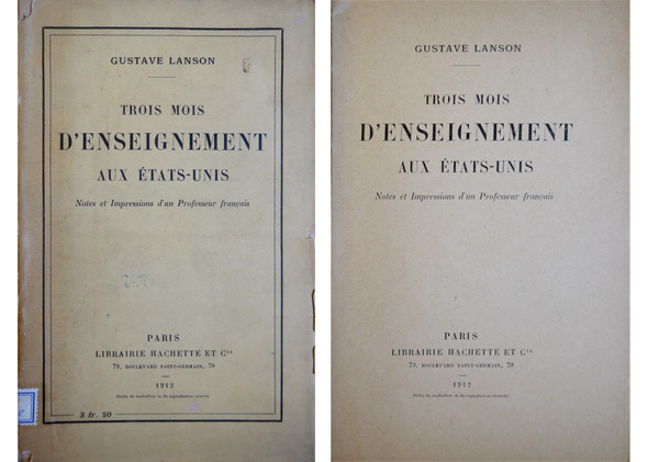 Trois mois d'enseignement aux Etats - Unis. Notes et Impressions …