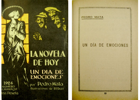 Un día de emociones. Novela. Prólogo de Artemio Precioso. (y) …