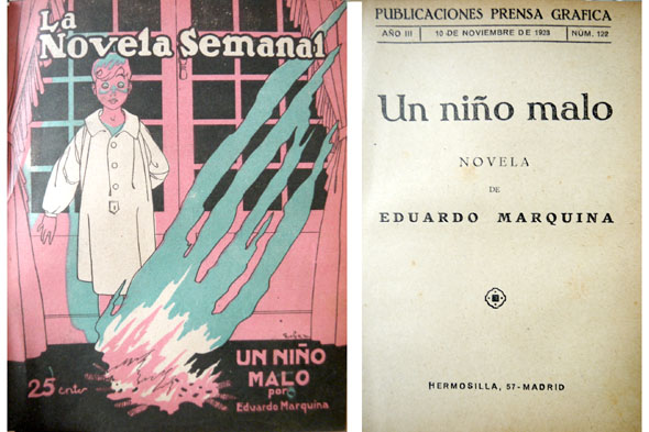 Un niño malo. Novela.