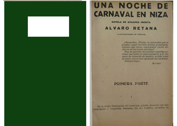 Una noche de carnaval en Niza. Novela de apaches.
