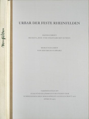 Urbar der Feste Rheinfelden. Handschrift im Haus-, Hof-und Staatsarchiv in …