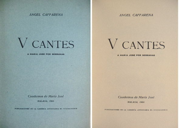 V Cantes. A María José por serranas.