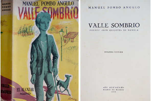 Valle sombrío. Novela.