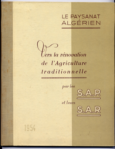 Vers la rénovation de l'Agriculture traditionelle par les Sociétés Agricoles …