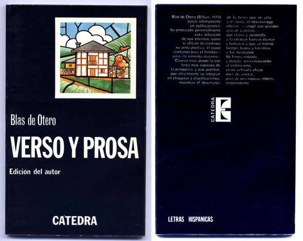 Verso y prosa. Edición del autor.
