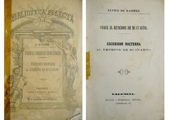 Viage alrededor de mi cuarto. Escursion nocturna alrededor de mi …