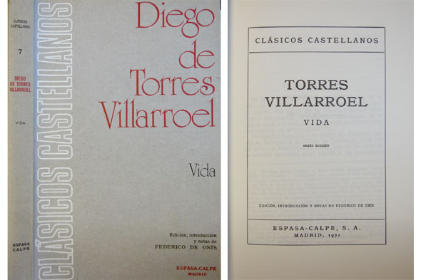 Vida. Edición, introducción y notas de Federico de Onís.