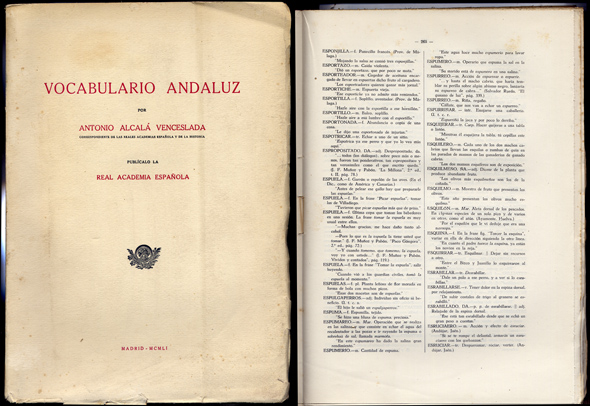 Vocabulario Andaluz.