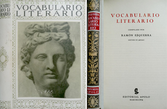 Vocabulario Literario, compilado por.