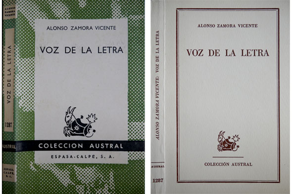 Voz de la Letra. [Una novela de 1902; Lección de …