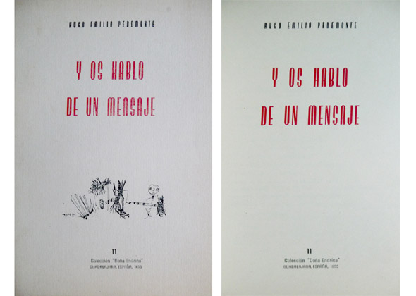 Y os hablo de un mensaje. Poema.