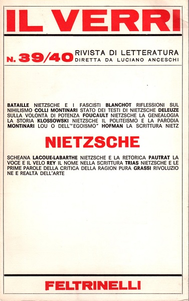 Il Verri N. 39-40