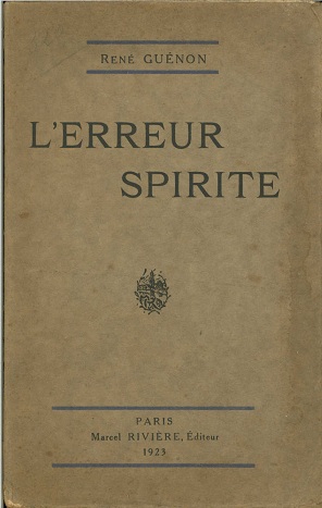 L'erreur spirite