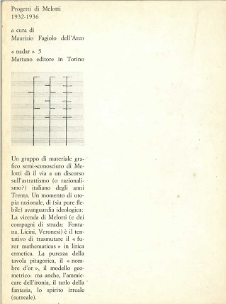 Progetti di Melotti 1932 - 1936