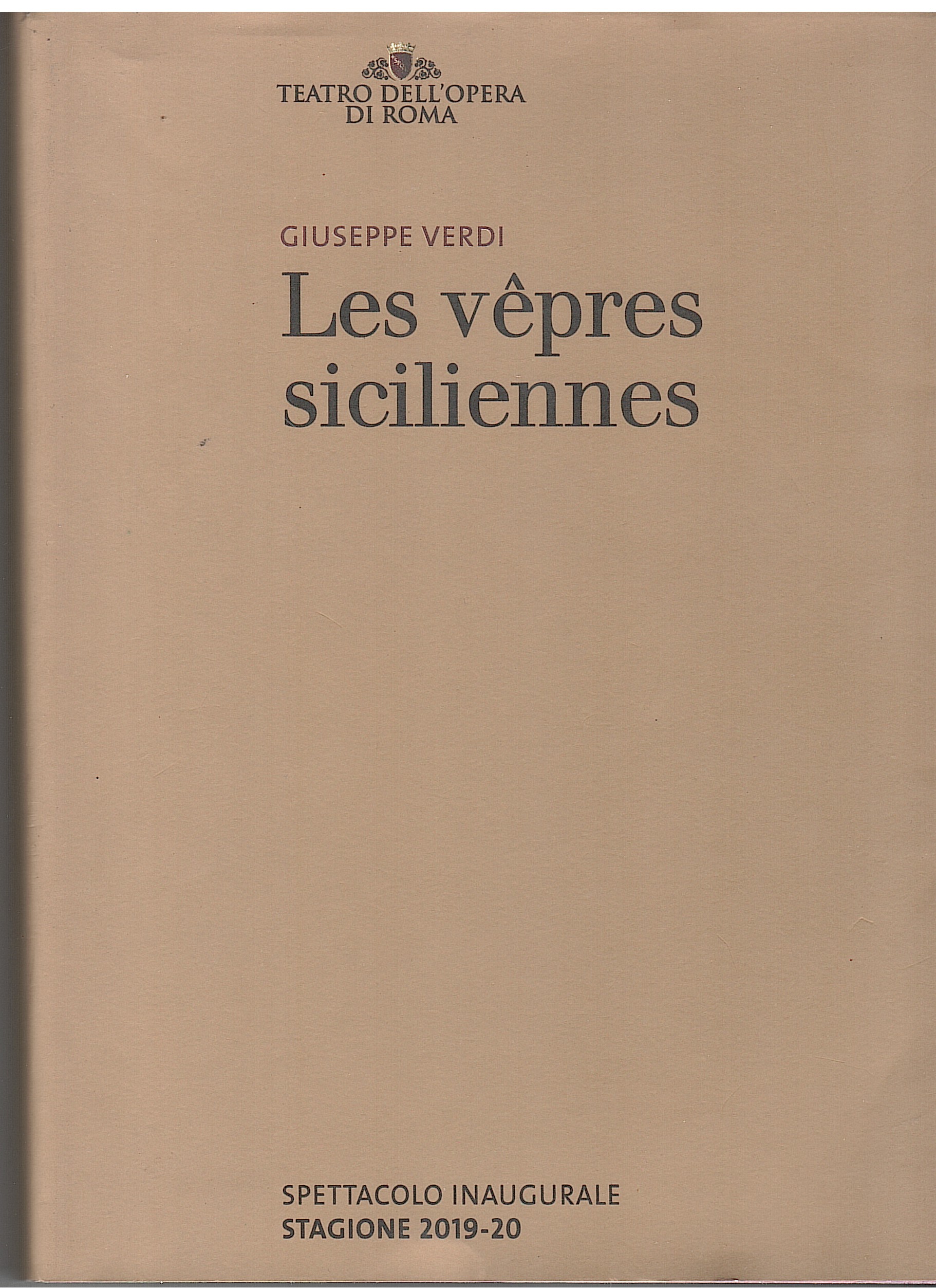 LES VEPRES SICILIENNES