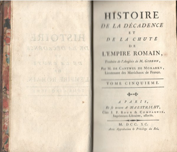 Histoire de la décadence et de la chute de l'empire …