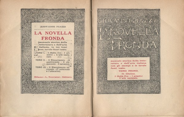 La Novella fronda; Manuale storico della letteratura e dell'arte italiana, …