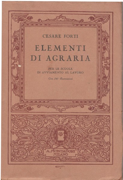 Elementi di agraria per le scuole di avviamento al lavoro