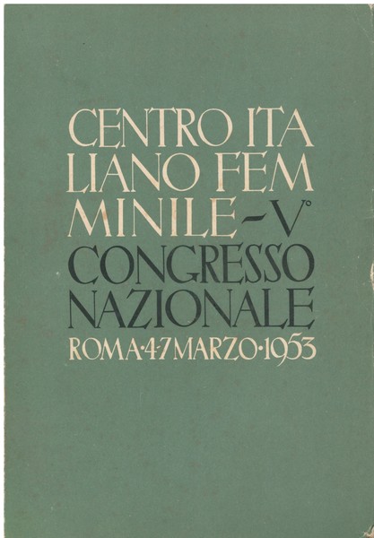 V Congresso Nazionale