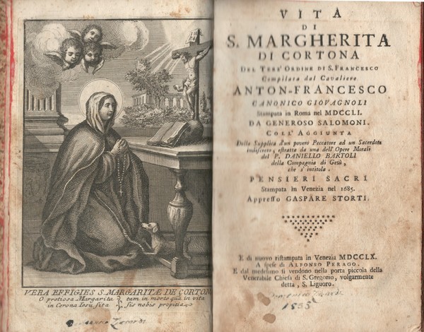 Vita di S. Margherita di Cortona del Terz'Ordine di S. …