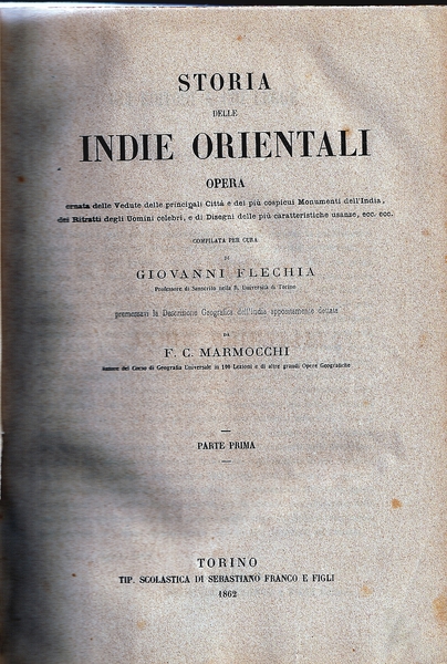 Storia delle Indie Orientali [.] compilata per cura di Giovanni …