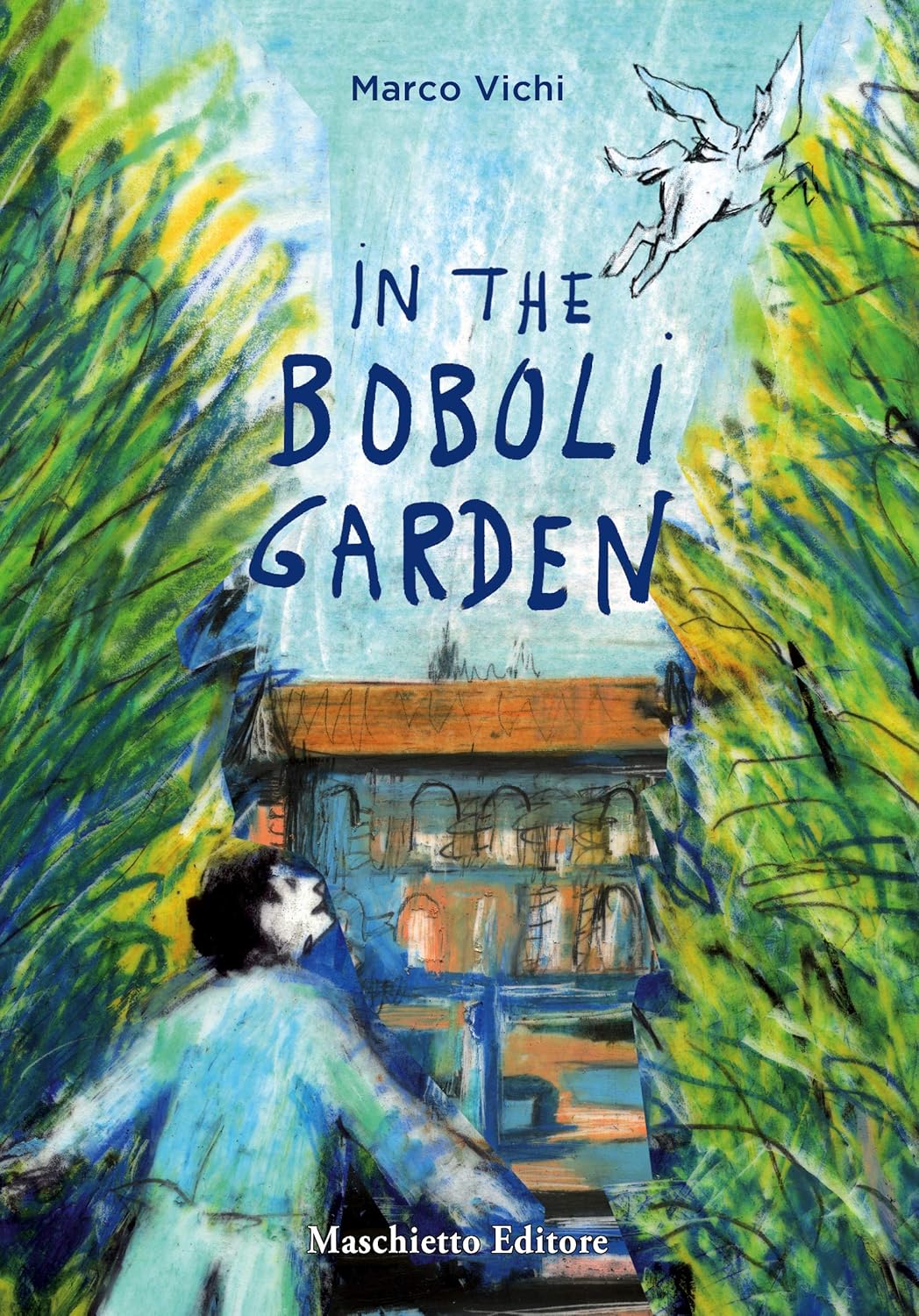 In the Boboli garden Through the Trees, Statues, Flowers, Paths, …