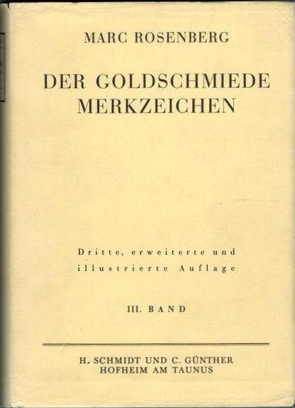 Der Goldschmiede Merkzeichen 4 Voll.